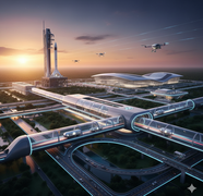 Transportului: Hyperloop-uri, spațioporturi și aeroporturi inteligente